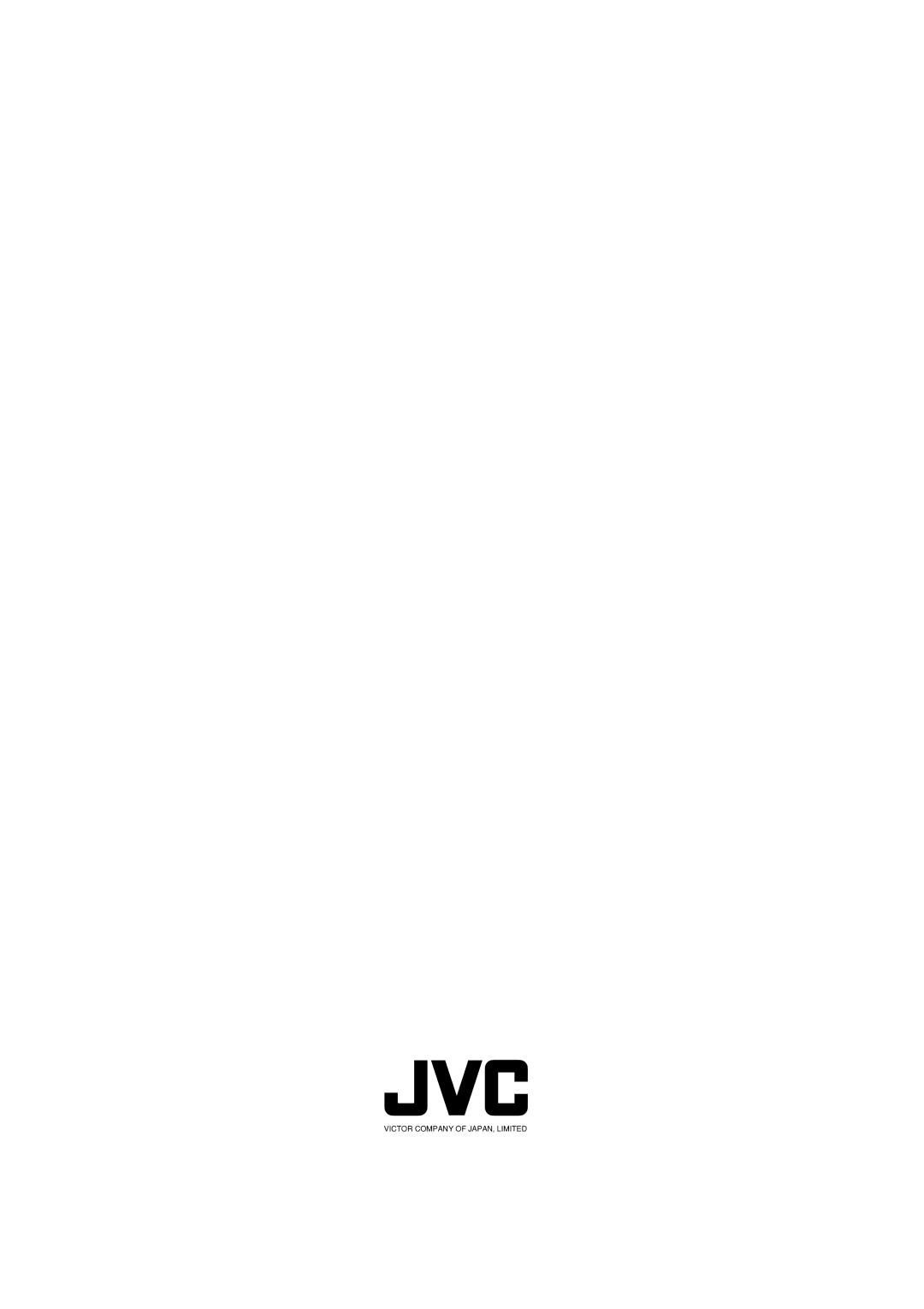 JVC TM-A101G manual Victor Company of JAPAN, Limited 