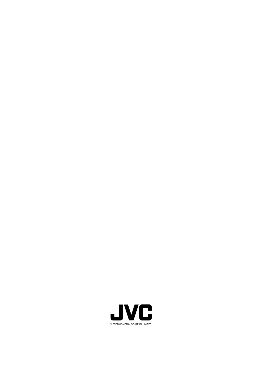 JVC TM-A101G manual Victor Company Of Japan, Limited 