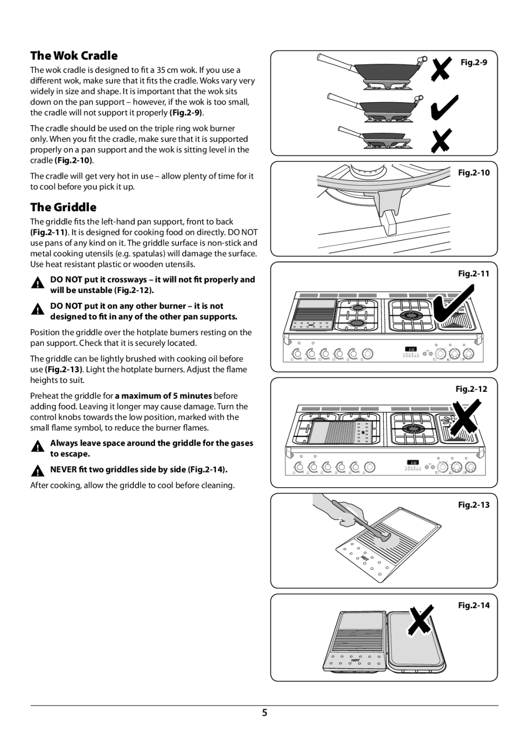 JVC toledo installation instructions Wok Cradle, Griddle 