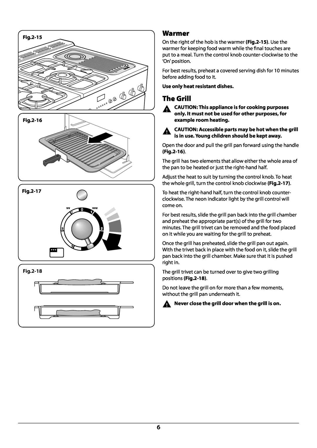 JVC toledo installation instructions ArtNo.210-0001 Classic grill control, 15 -16, Use only heat resistant dishes 