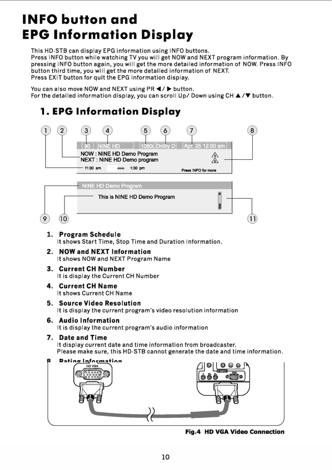 JVC TU-HD500A manual 