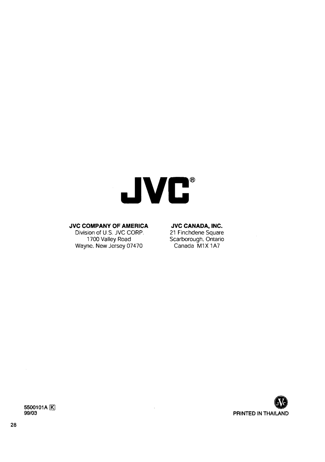 JVC TV 13140 operating instructions Jvc 