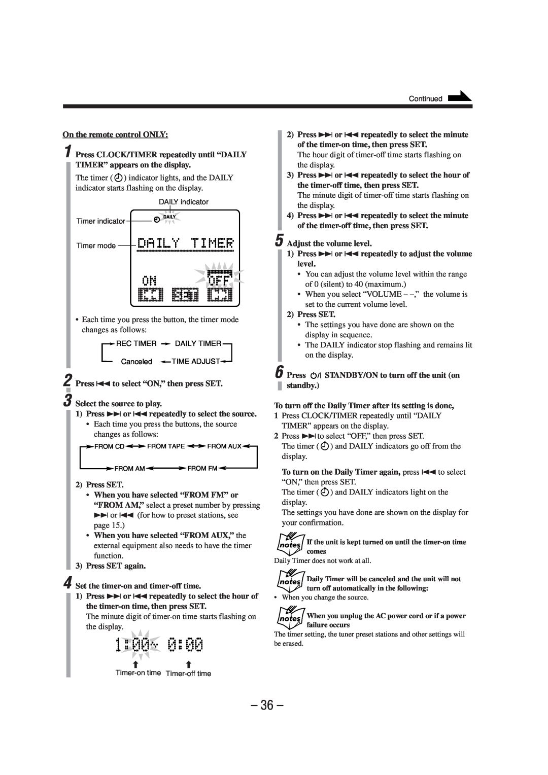 JVC UX-A52R manual 