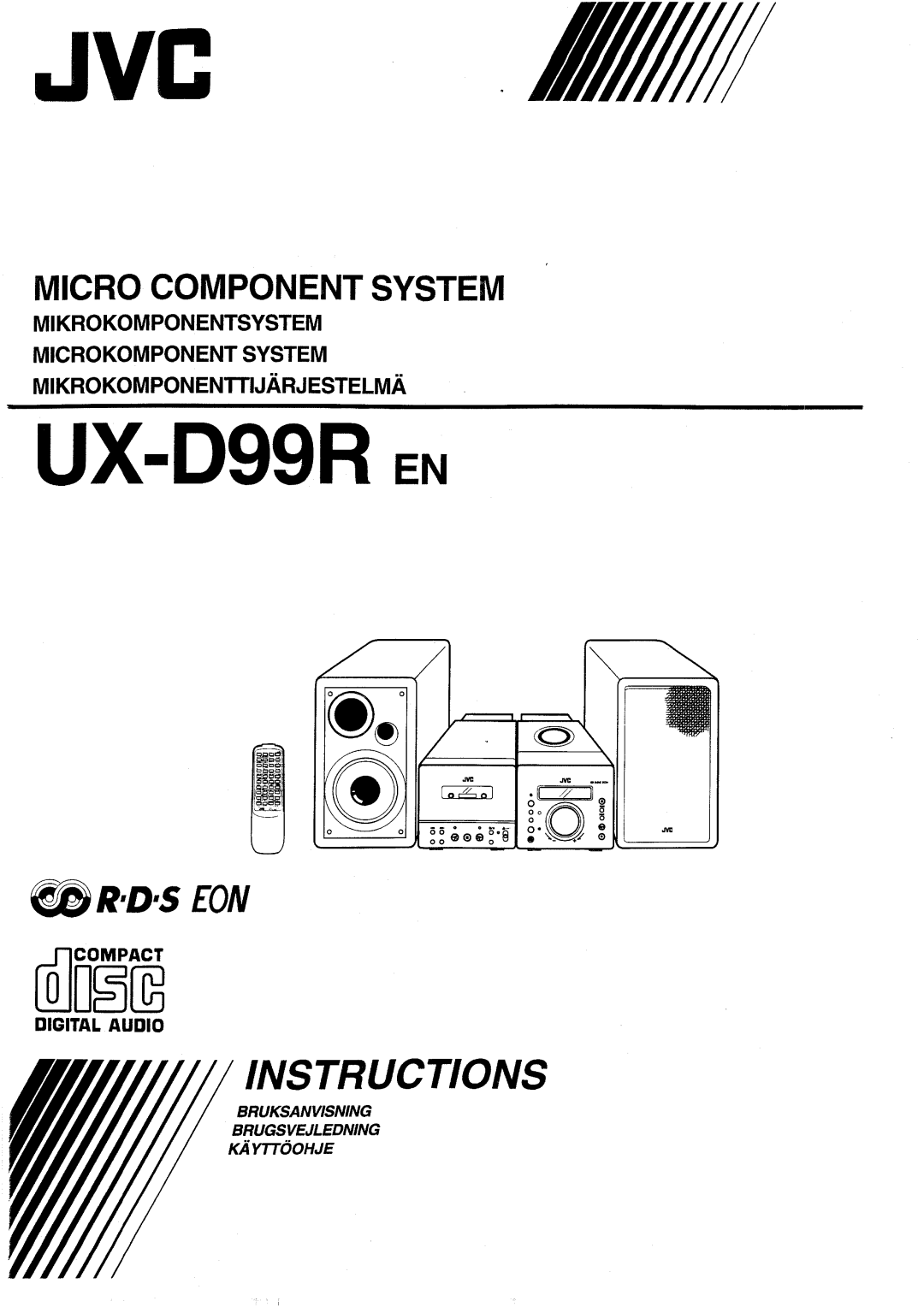 JVC UX-D99R EN manual 