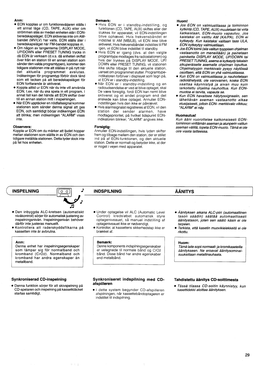 JVC UX-D99R EN manual 