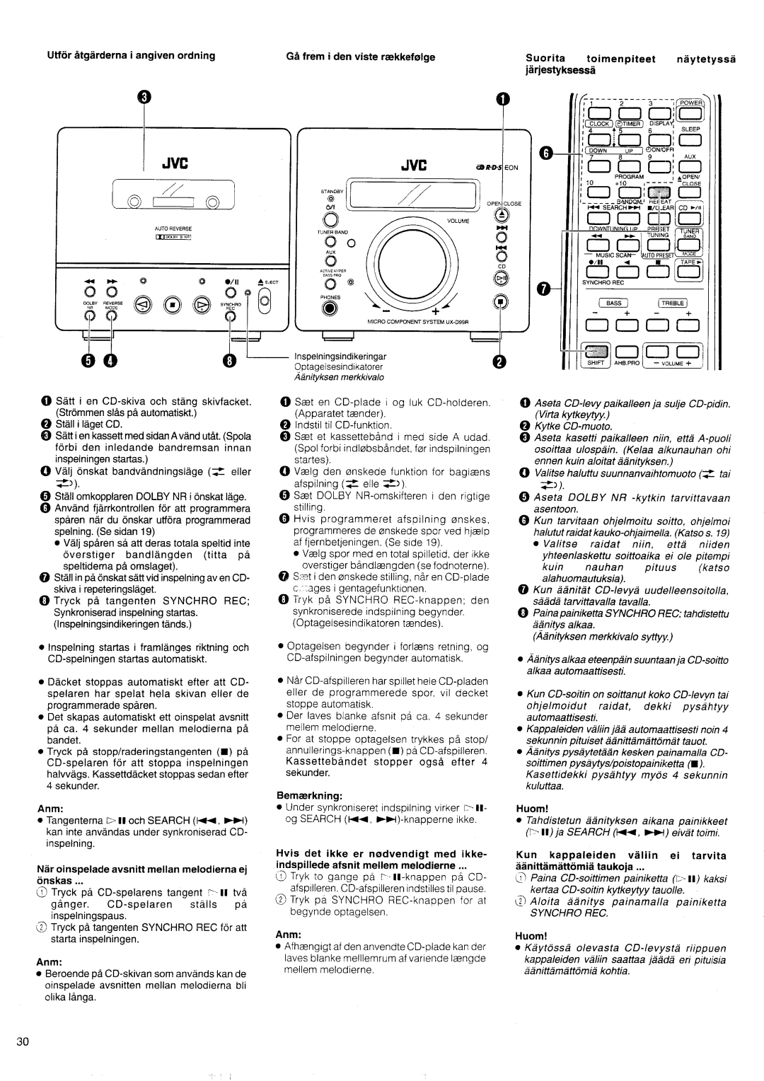 JVC UX-D99R EN manual 