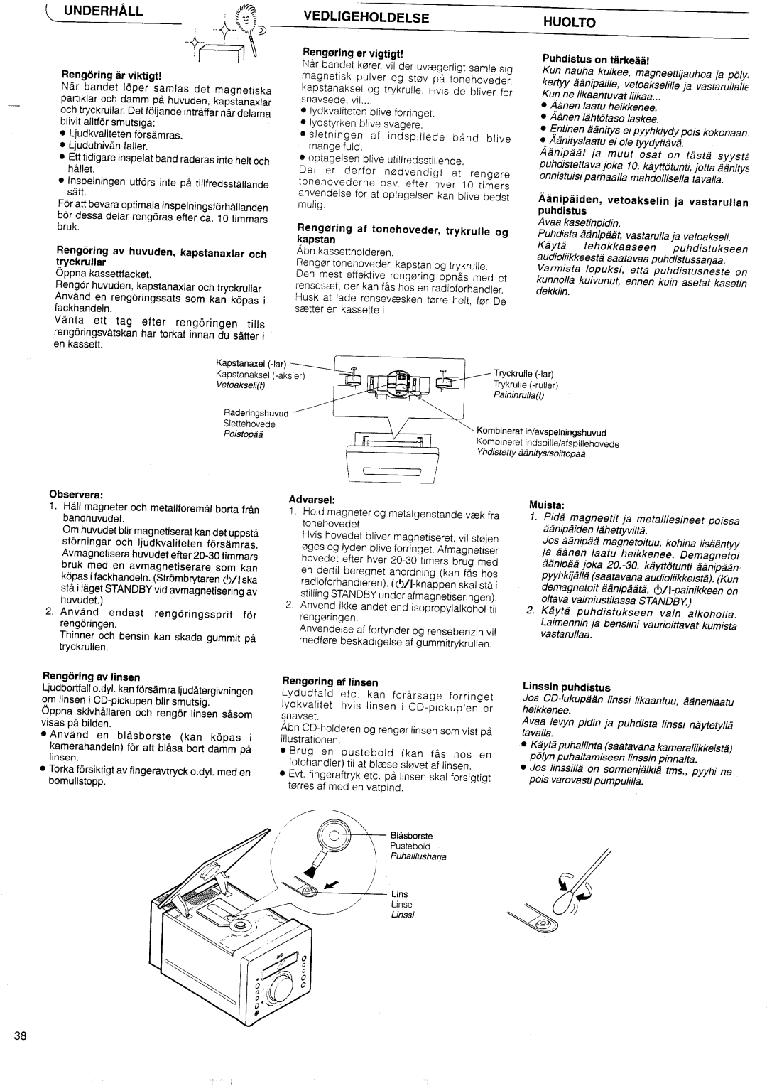 JVC UX-D99R EN manual 