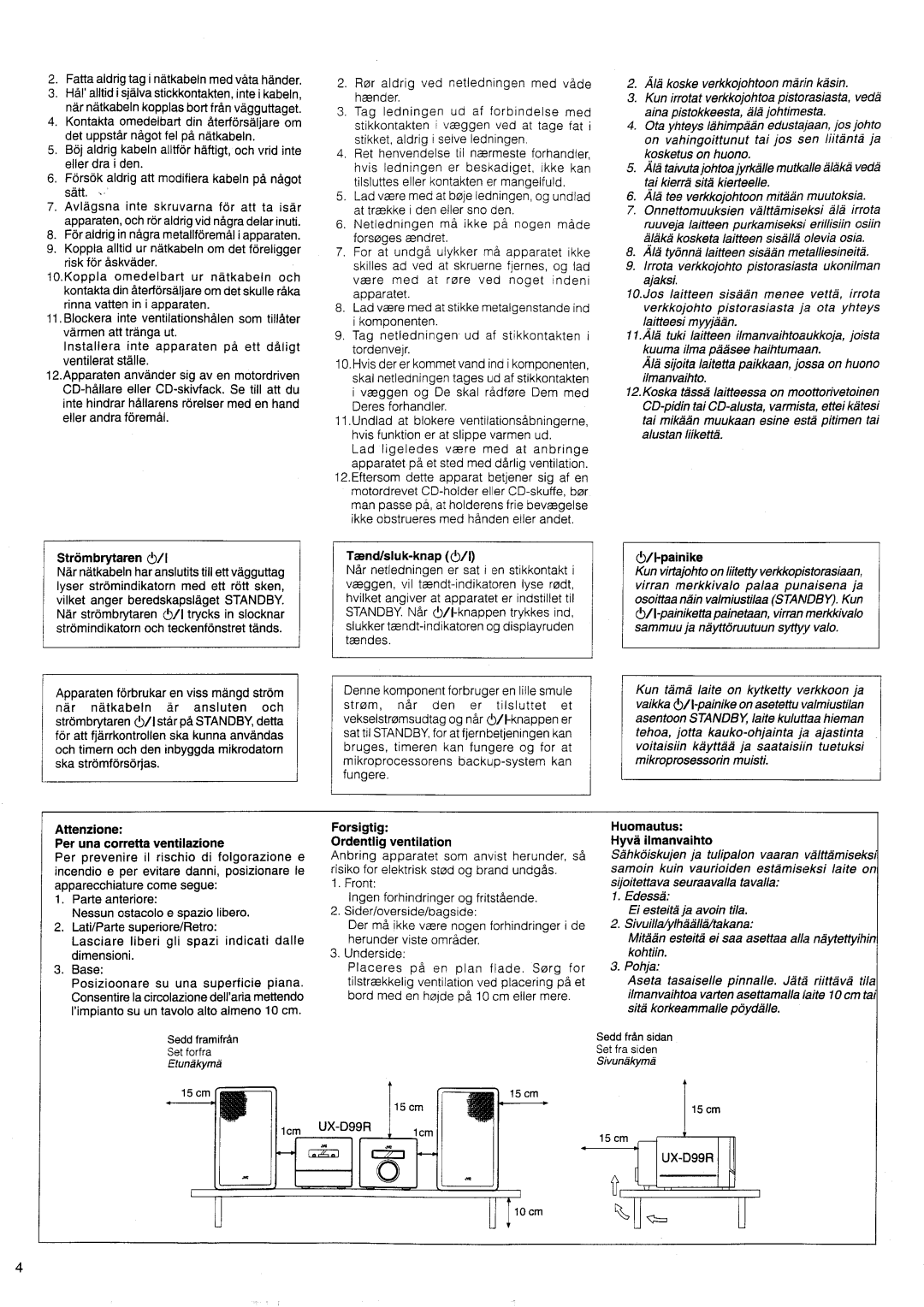 JVC UX-D99R EN manual 