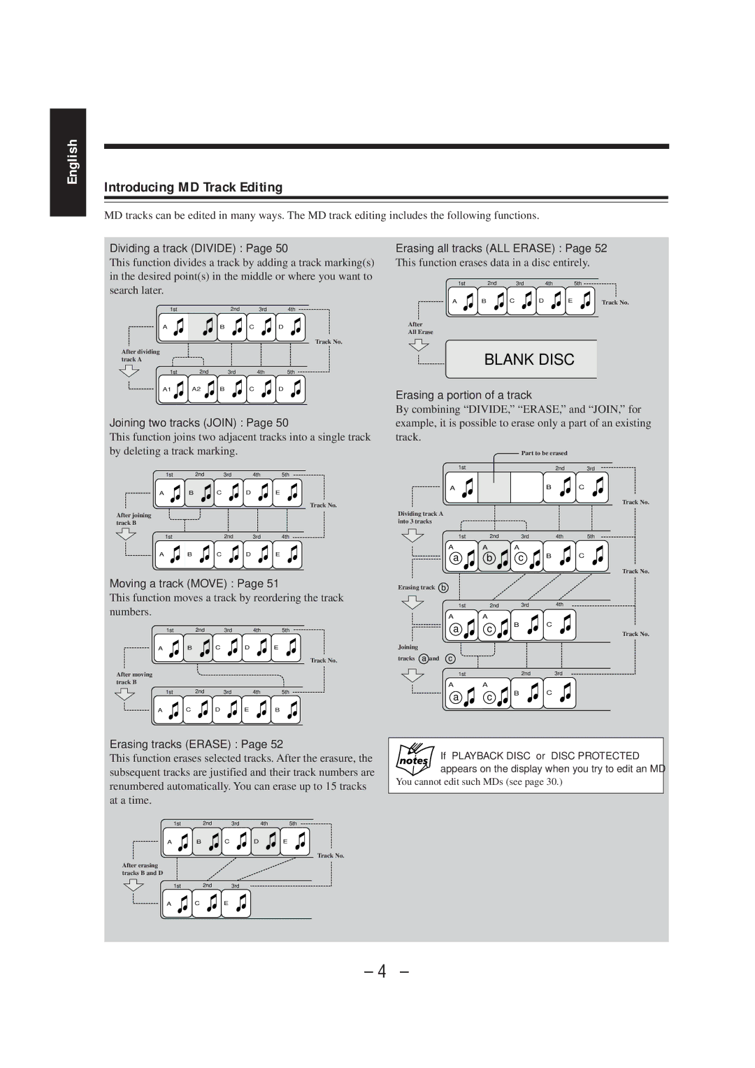 JVC UX-F70MD, UX-F72MD manual Introducing MD Track Editing 