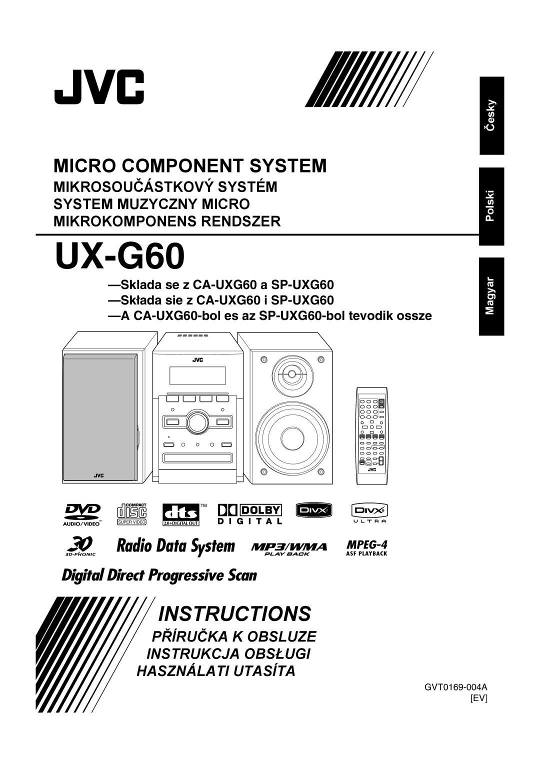 JVC UX-G60 manual 