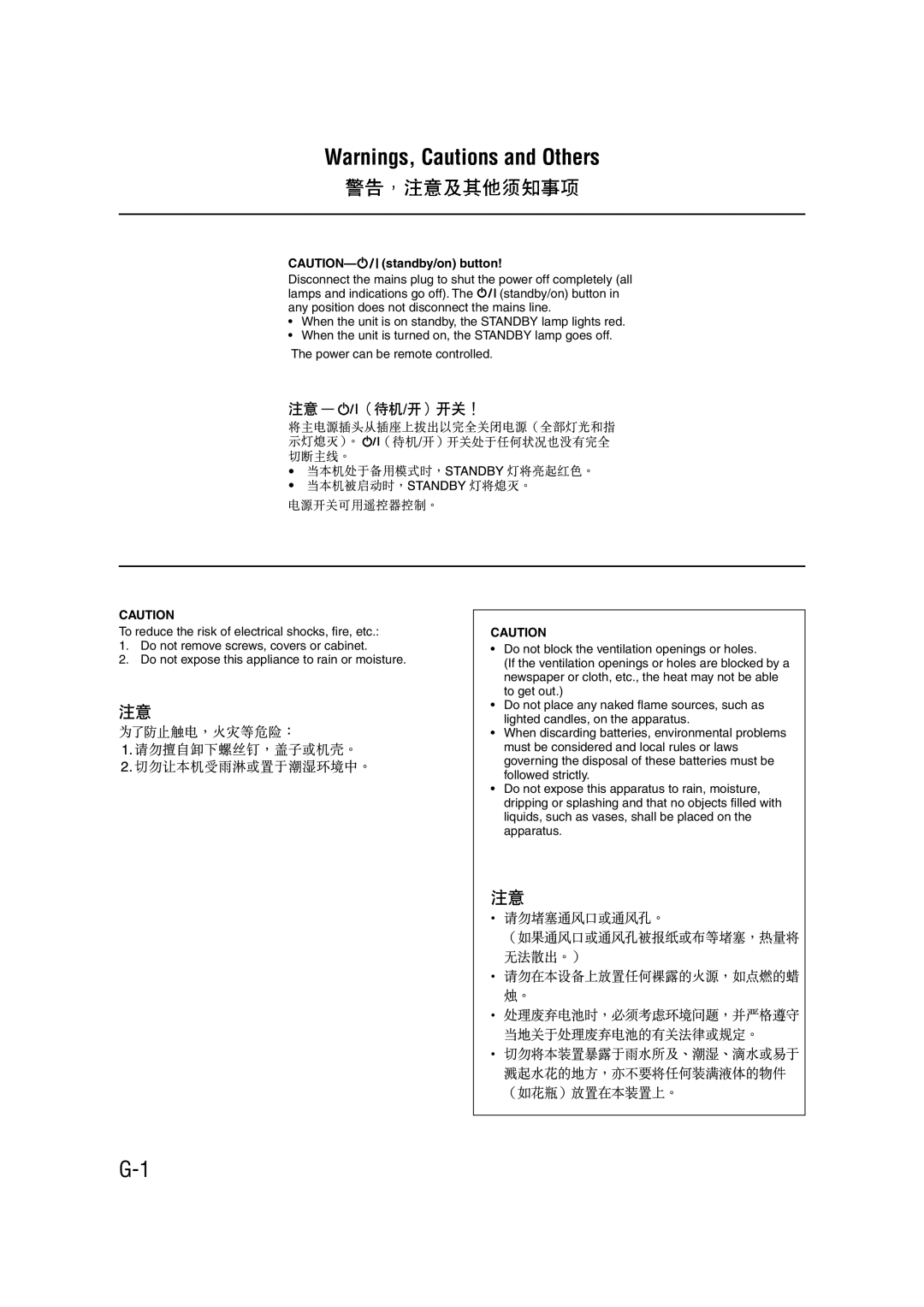 JVC UX-H33 manual 