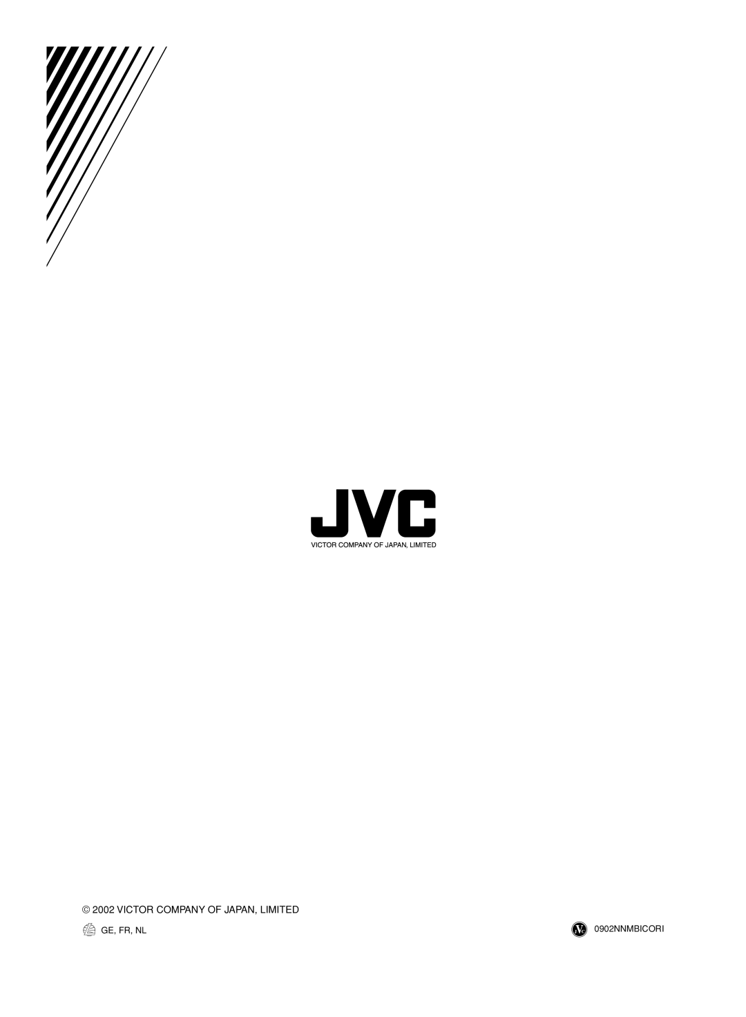 JVC UX-M33 manual Victor Company of JAPAN, Limited 