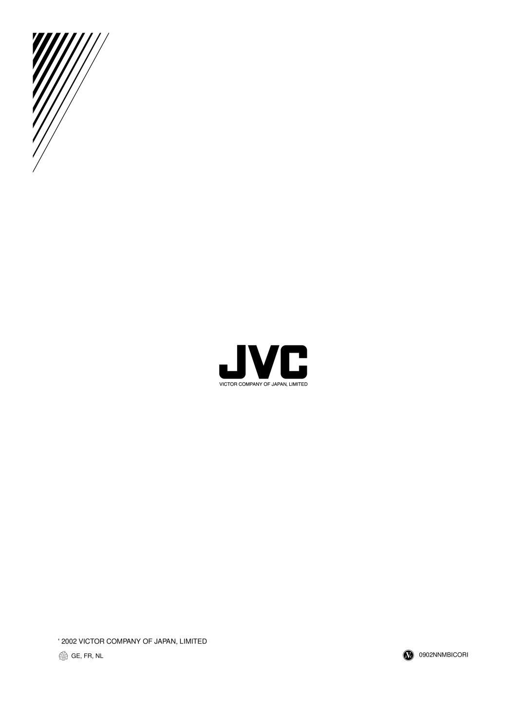 JVC UX-M55 manual Victor Company of JAPAN, Limited 