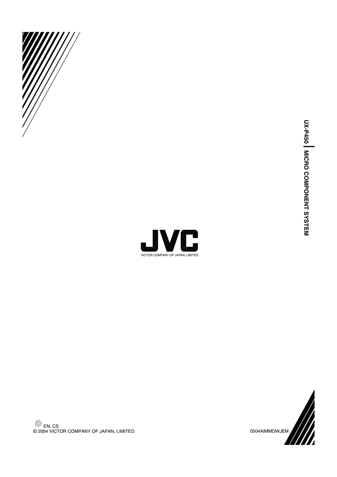 JVC manual UX-P450 Micro Component System 