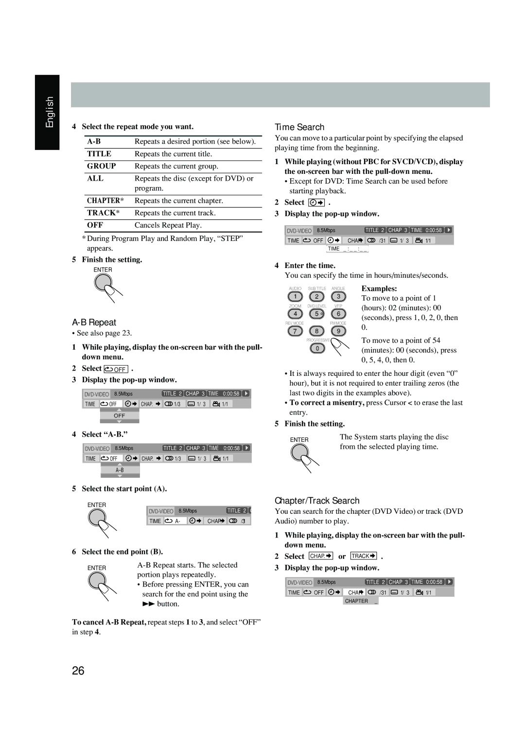 JVC UX-P450 manual Repeat 