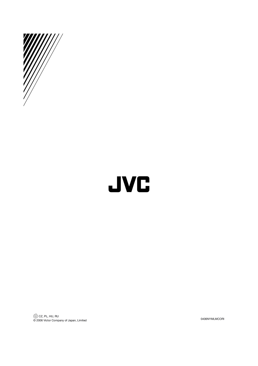 JVC UX-S10 manual Cz, Pl, Hu, Ru, 0406NYMLMCORI, Victor Company of Japan, Limited 