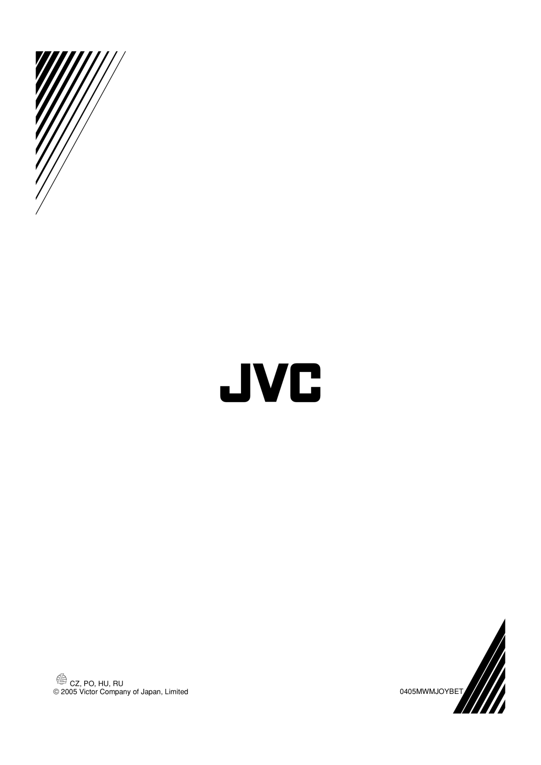 JVC UX-S59 manual CZ, PO, HU, RU 0405MWMJOYBET 