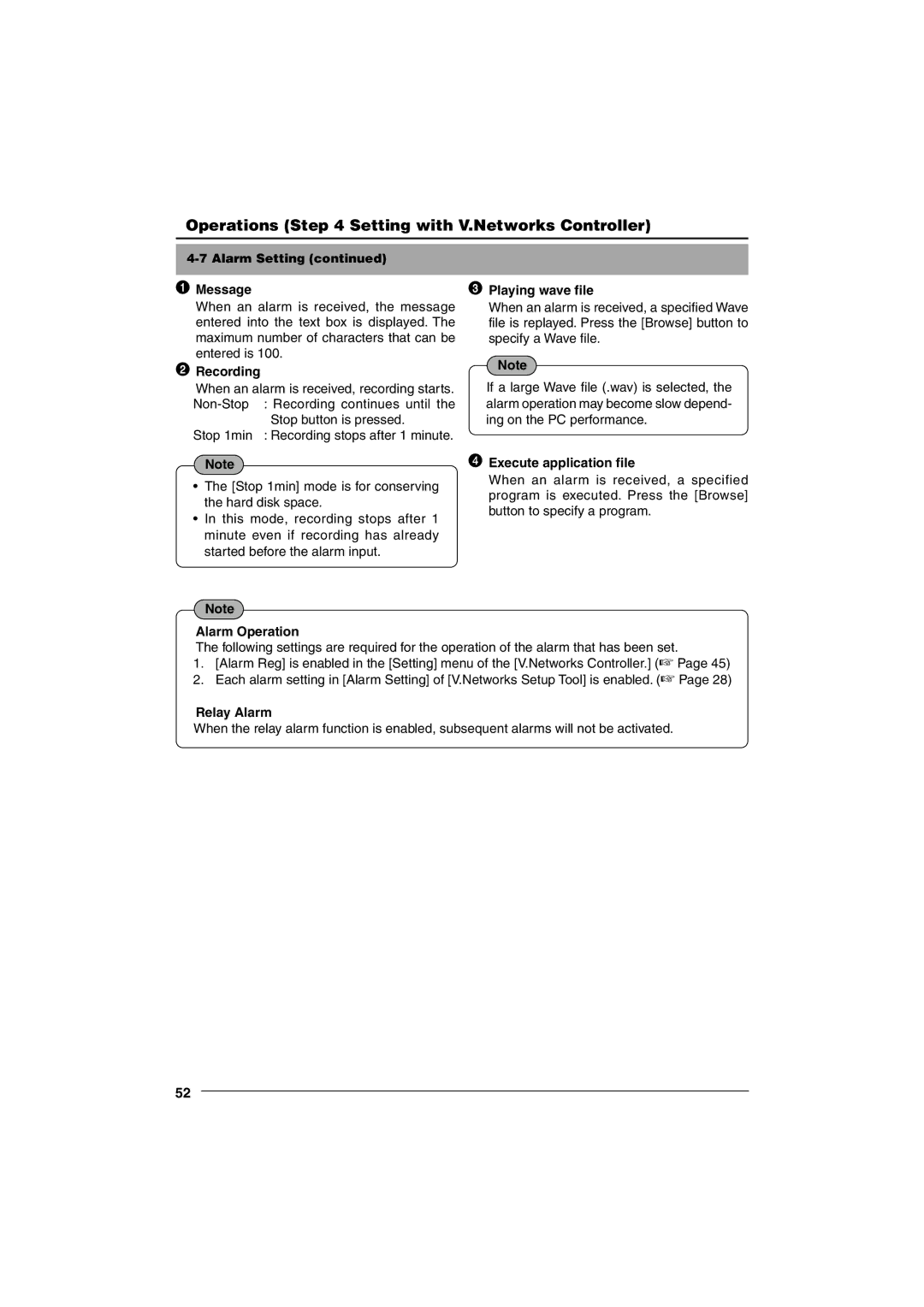 JVC VN-C10 manual Operations Setting with V.Networks Controller 