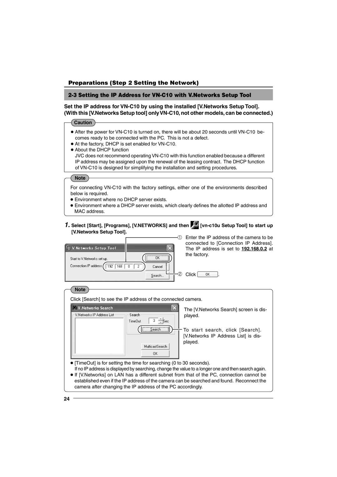 JVC VN-C10 manual 