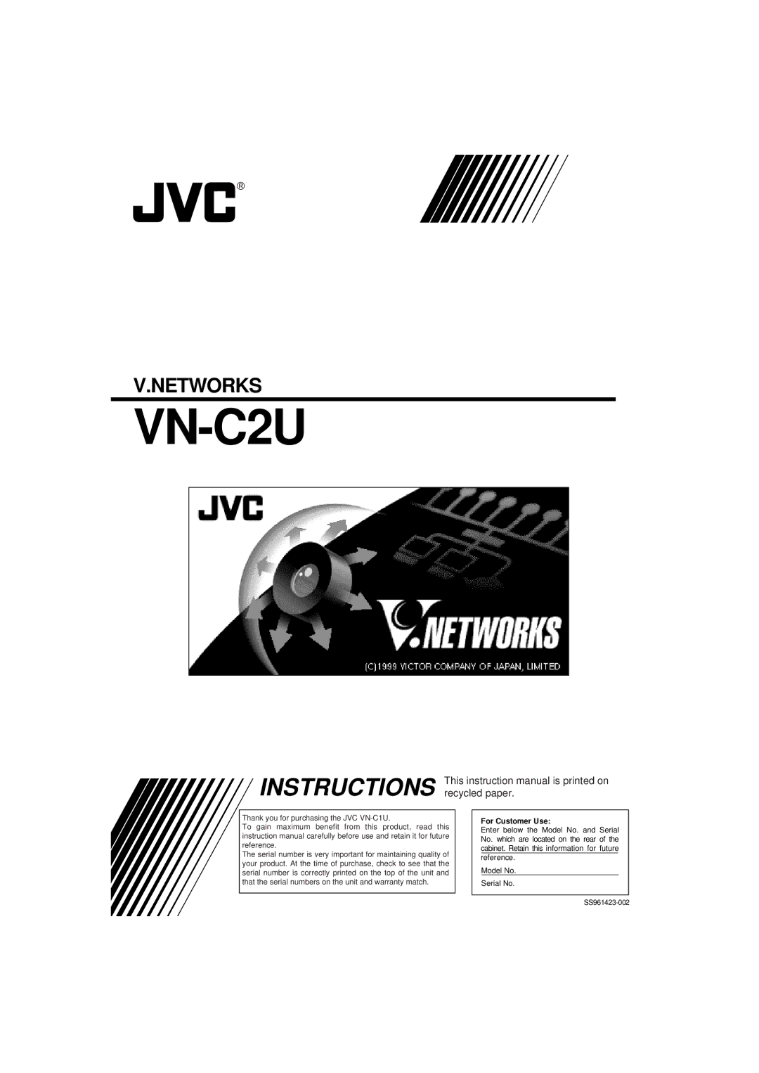 JVC VN-C2U instruction manual 