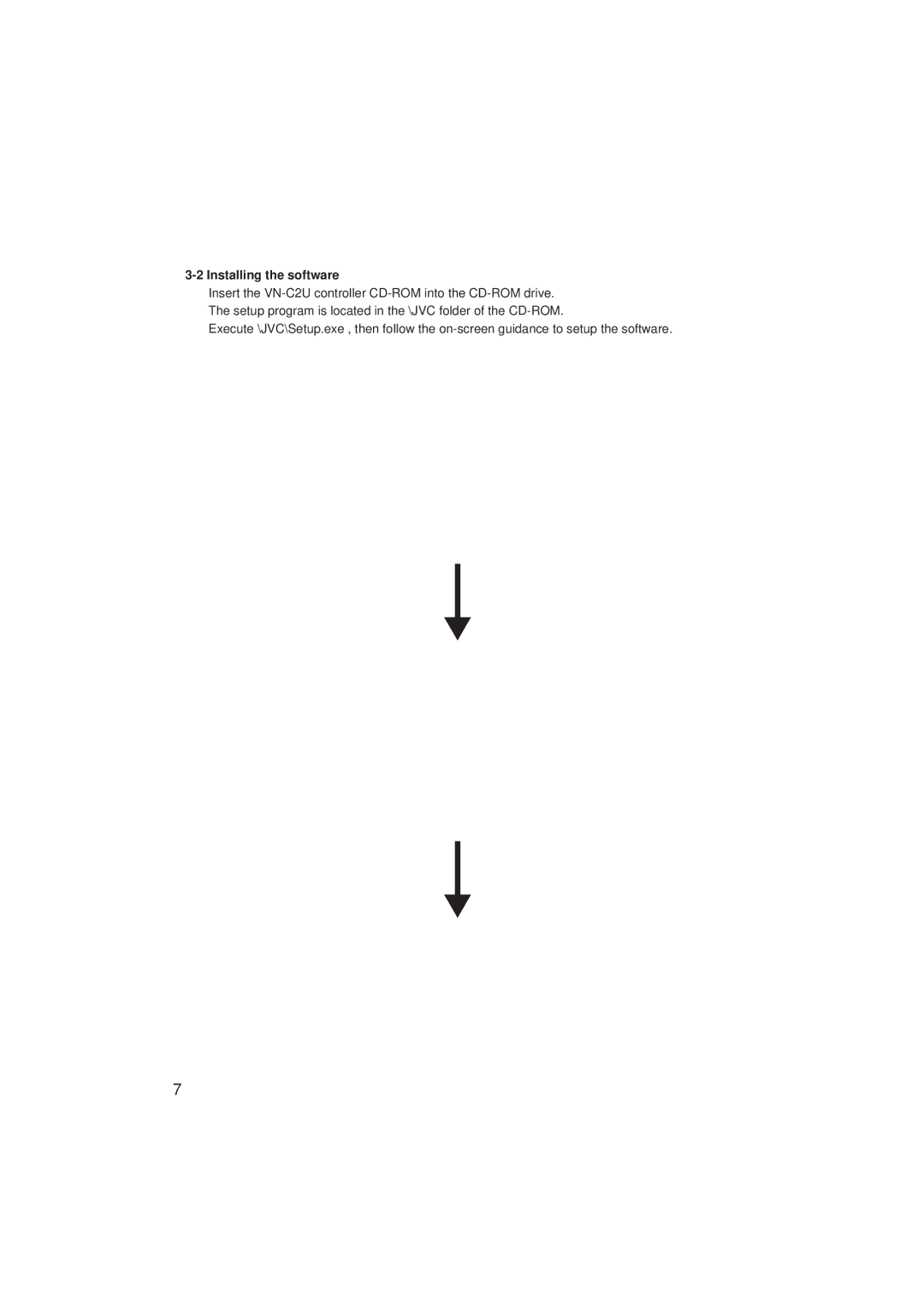 JVC VN-C2U instruction manual Installing the software 