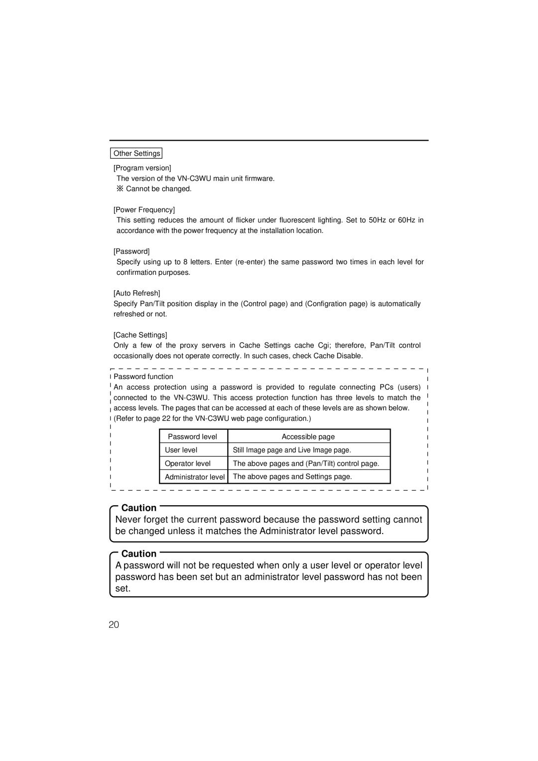 JVC VN-C3WU instruction manual 