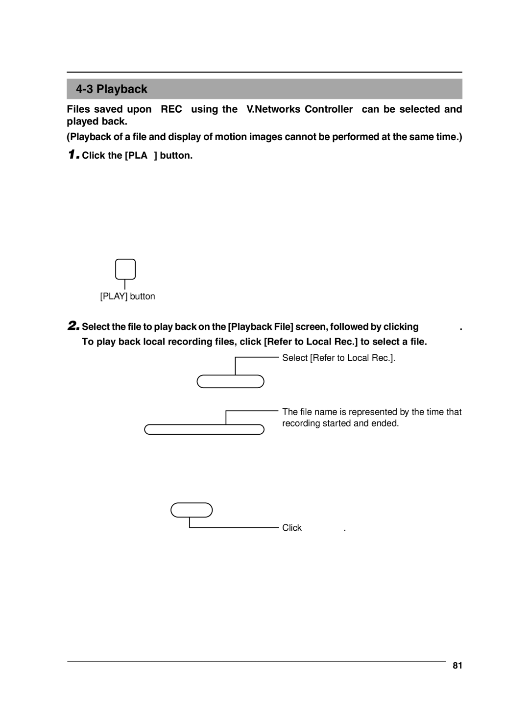 JVC VN-C655 manual Playback 