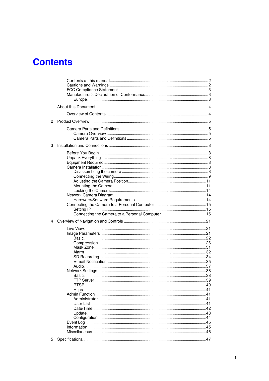 JVC VN-T216VPRU manual Contents 