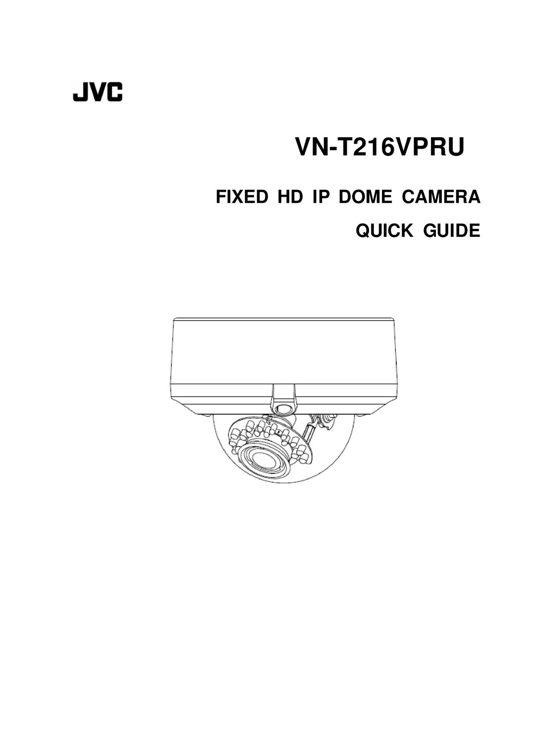 JVC VN-T216VPRU manual 