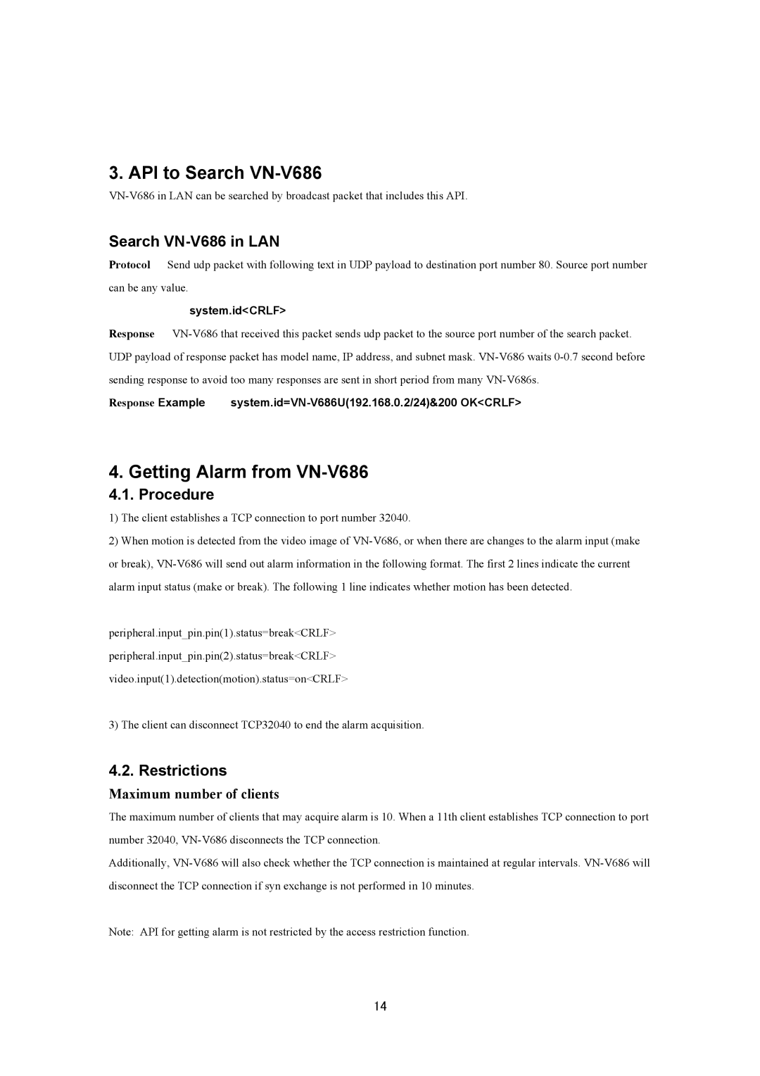 JVC VN-V686U manual Search VN-V686 in LAN, Procedure 