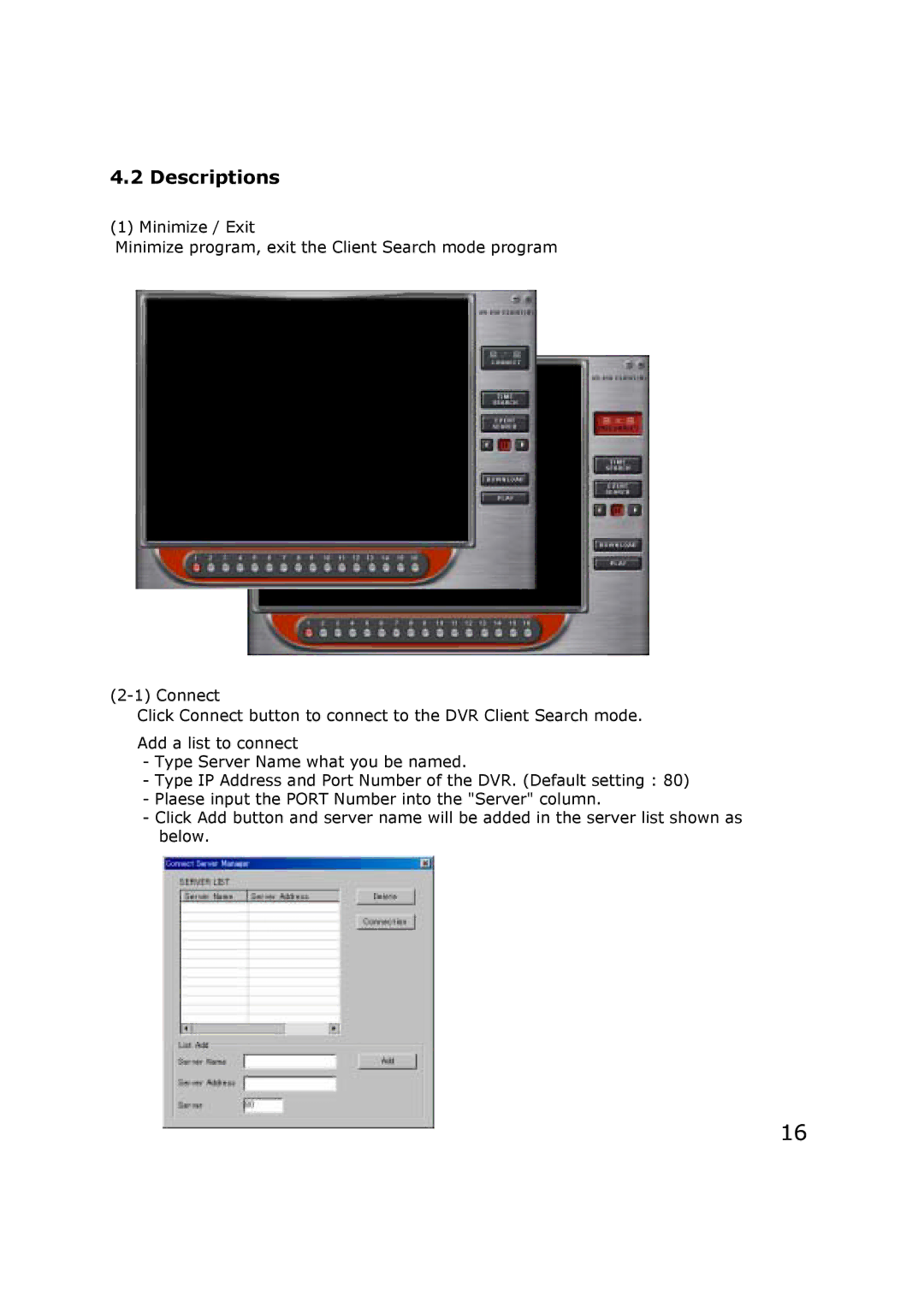 JVC VR-616 manual Descriptions 