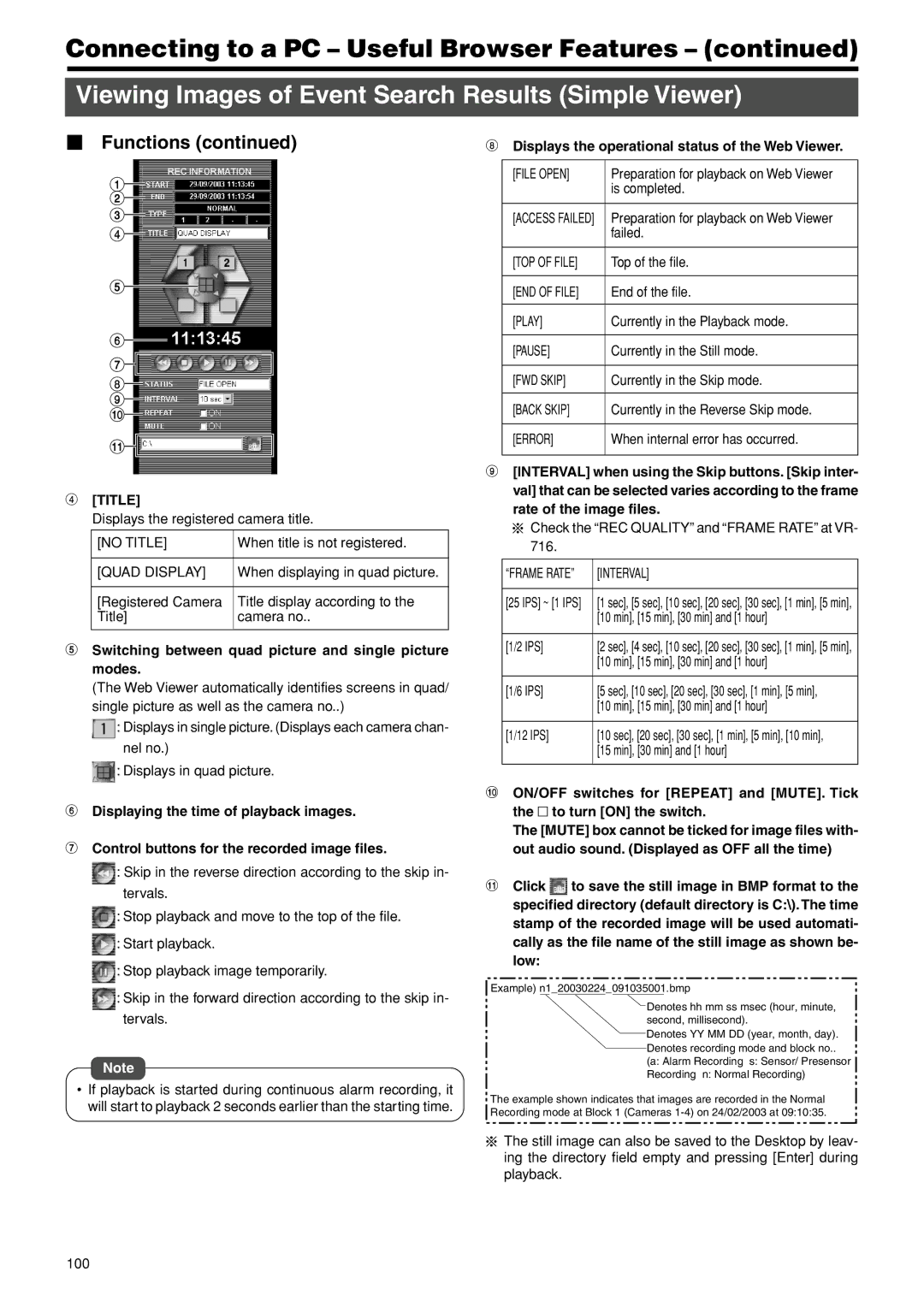 JVC VR-716E instruction manual  Functions, Switching between quad picture and single picture modes 