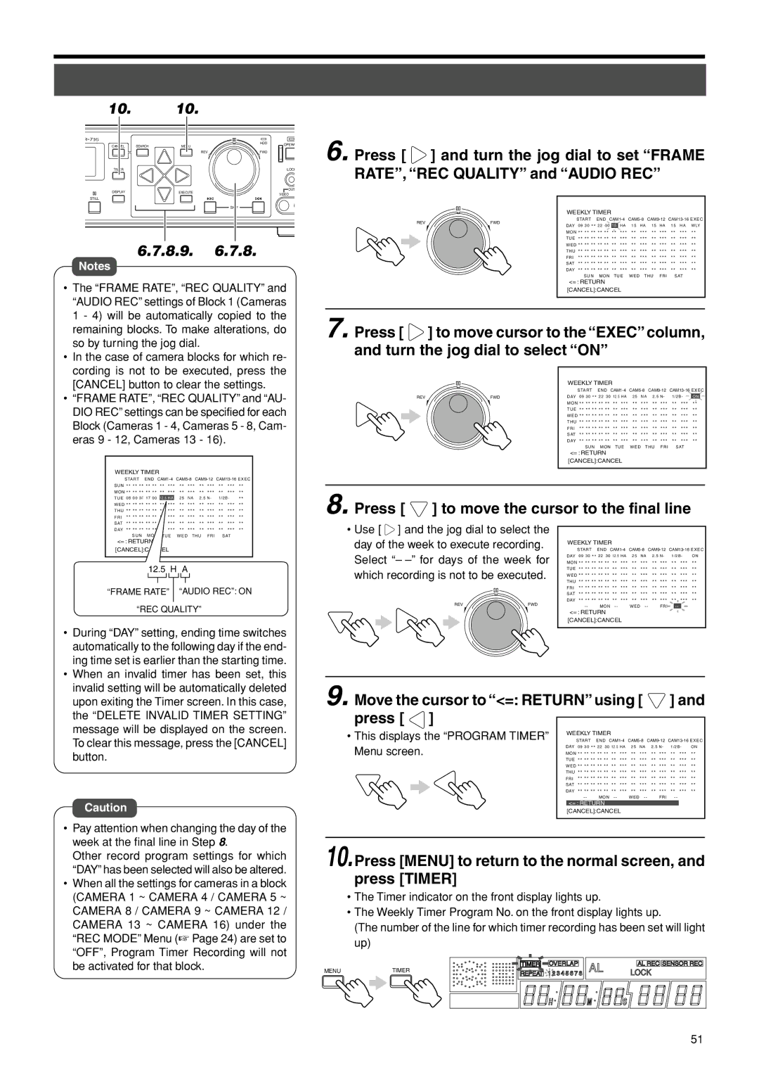 JVC VR-716E instruction manual = Return Cancelcancel 