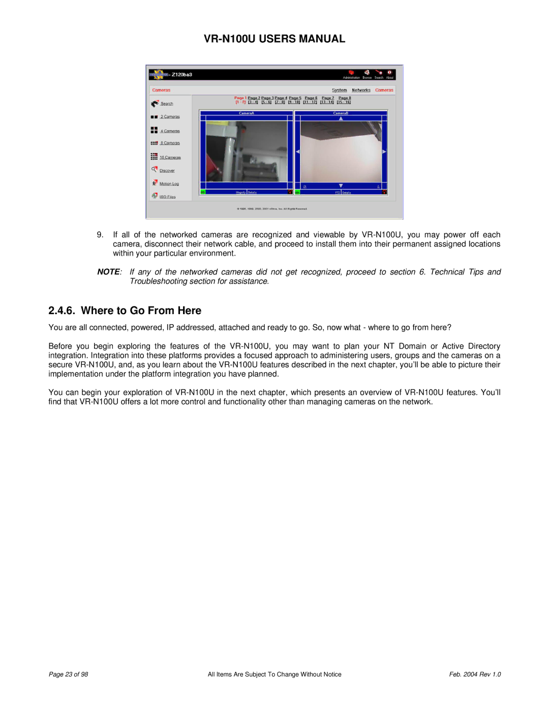 JVC VR-N100U user manual Where to Go From Here 