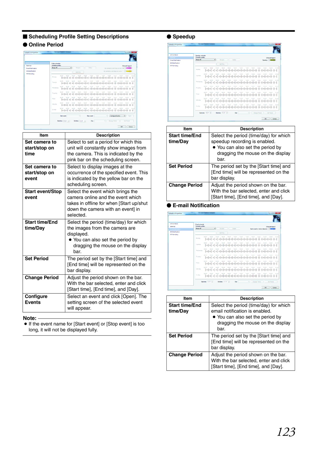 JVC VR-X1600U, VR-X3200U manual 123,  E-mail Notification 