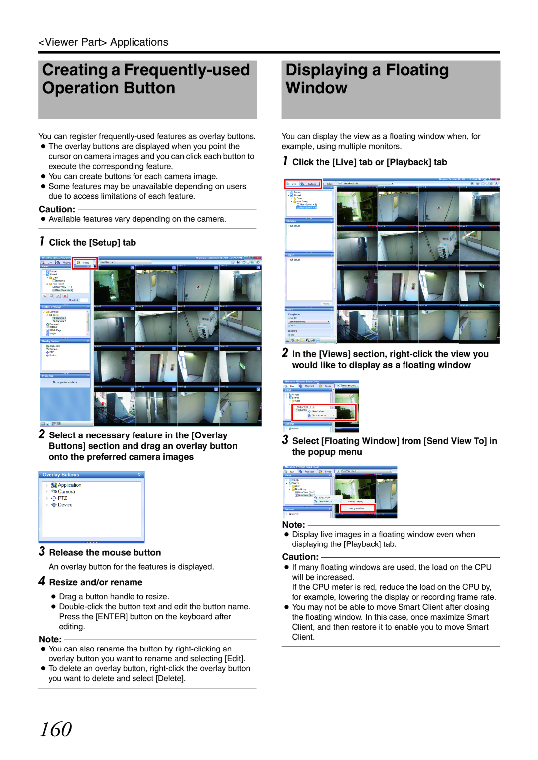 JVC VR-X3200U, VR-X1600U manual Creating a Frequently-used, Operation Button Window 