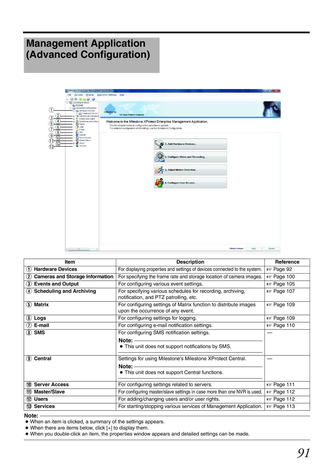 JVC VR-X1600U, VR-X3200U manual Management Application Advanced Configuration 