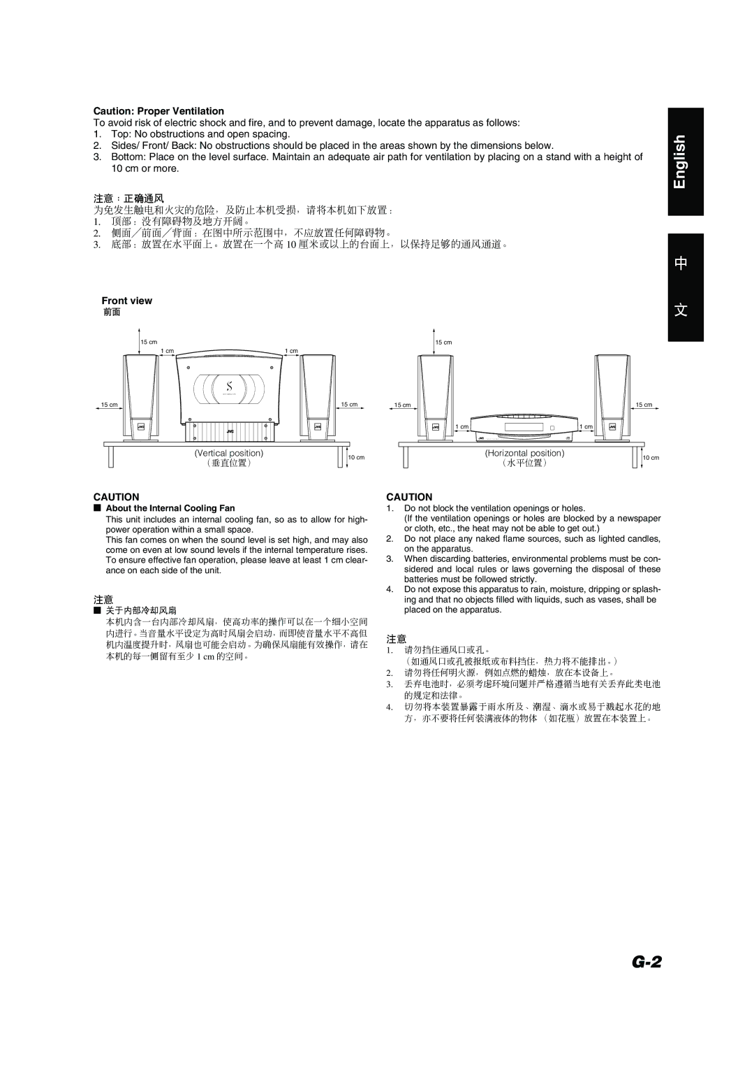 JVC VS-DT88V, VS-DT68V manual English 