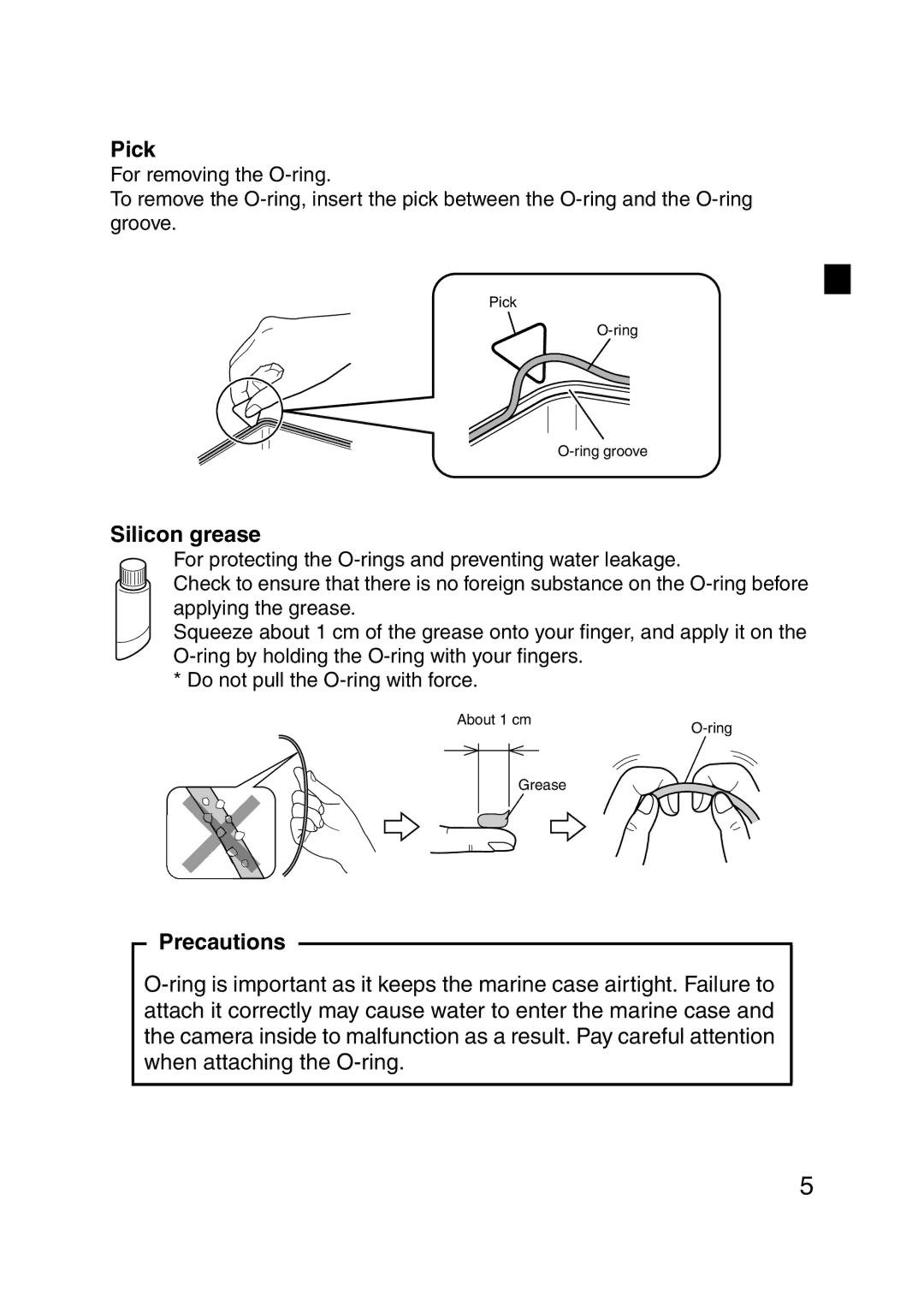 JVC WR-MG88U manuel dutilisation Pick, Silicon grease, Precautions 