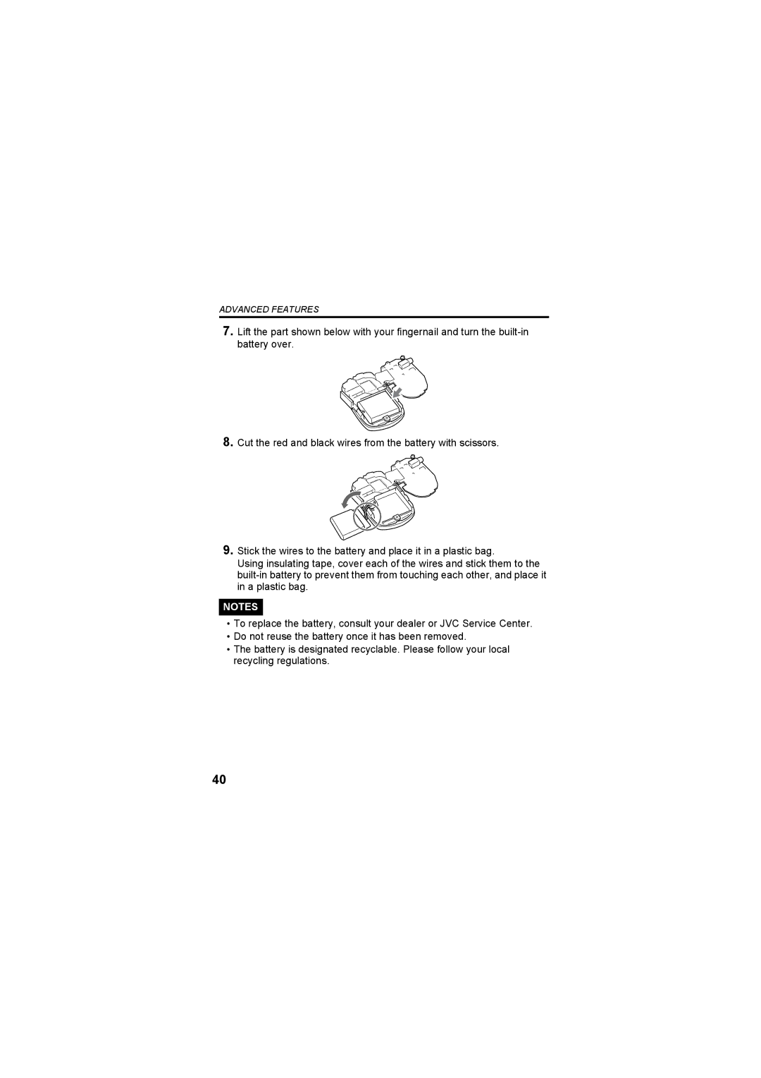 JVC XA-F107A, XA-F57A manual Advanced Features 