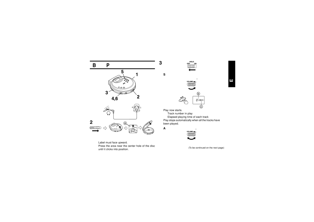 JVC XL-PG38BP operating instructions Basic Play, Ajust the volume level 