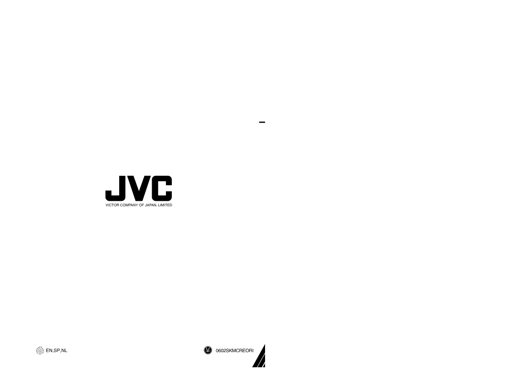 JVC XL-PM30SL operating instructions EN,SP,NL JVC 0602SKMCREORI 