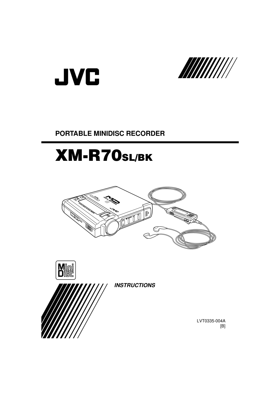 JVC manual XM-R70SL/BK 