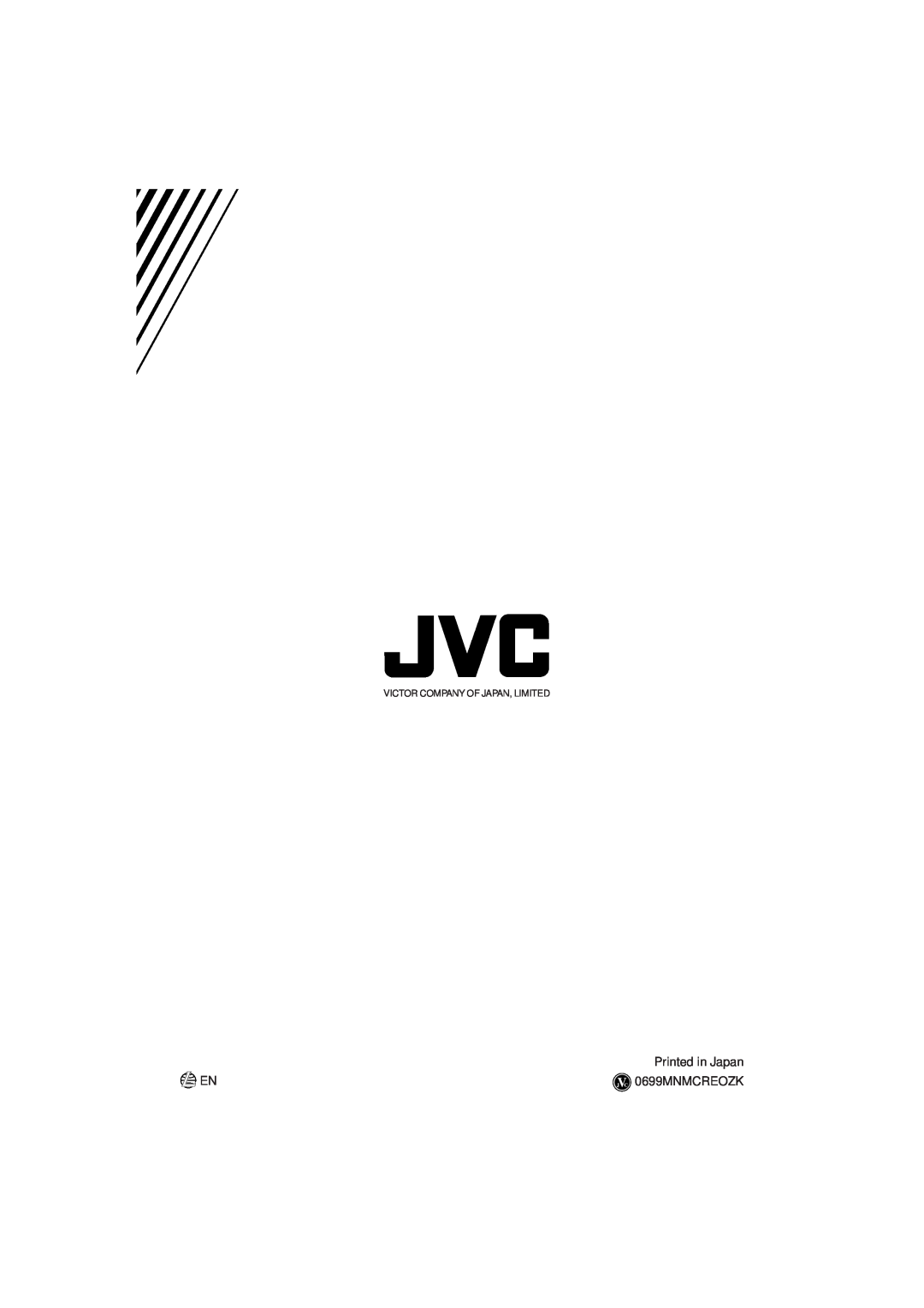 JVC XM-R70 manual 0699MNMCREOZK, Victor Company Of Japan, Limited 