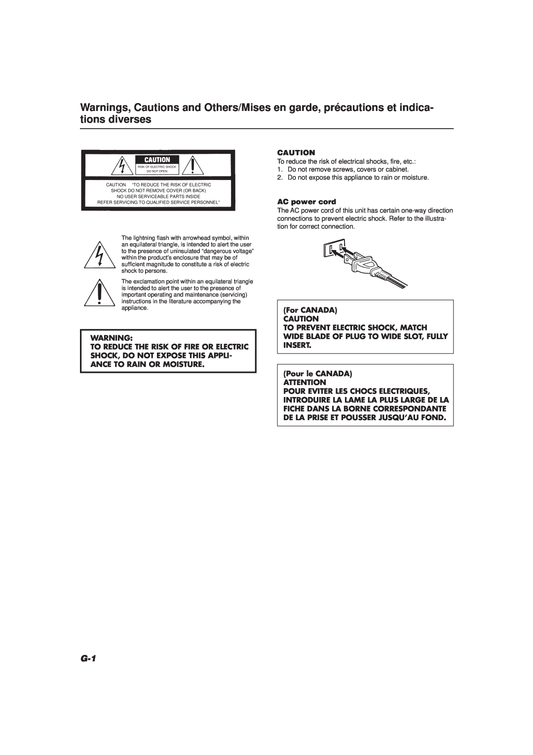 JVC XU-301BK manual 