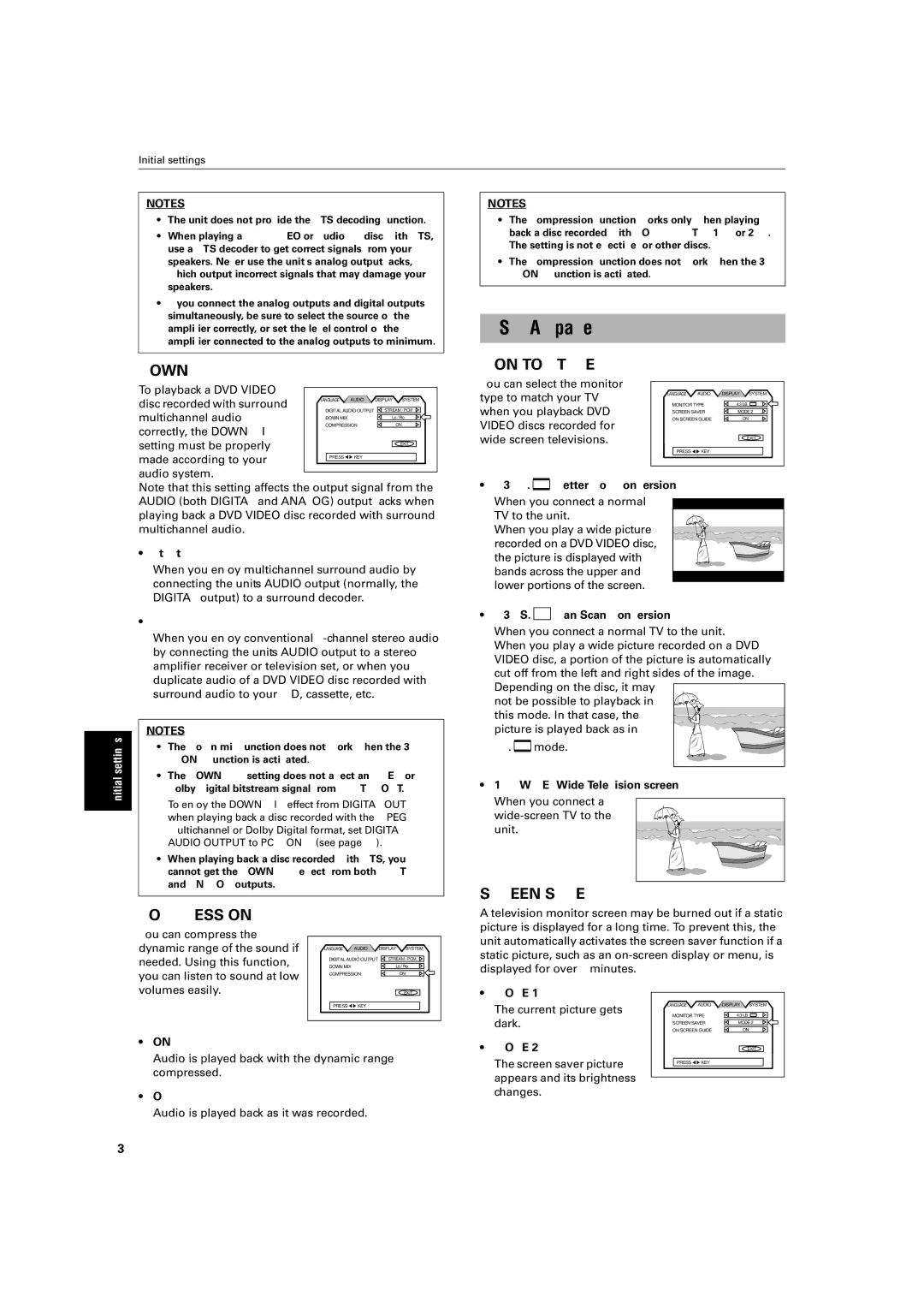 JVC XV-LTR1 manual Display 