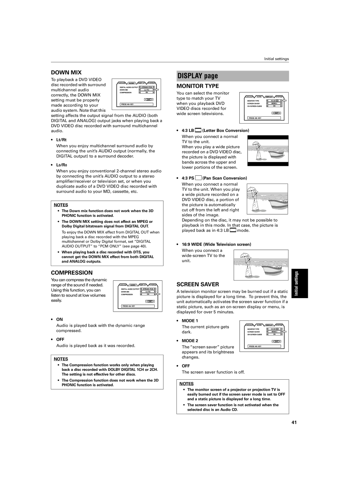 JVC XV-M52SL, XV-M50BK manual Display 