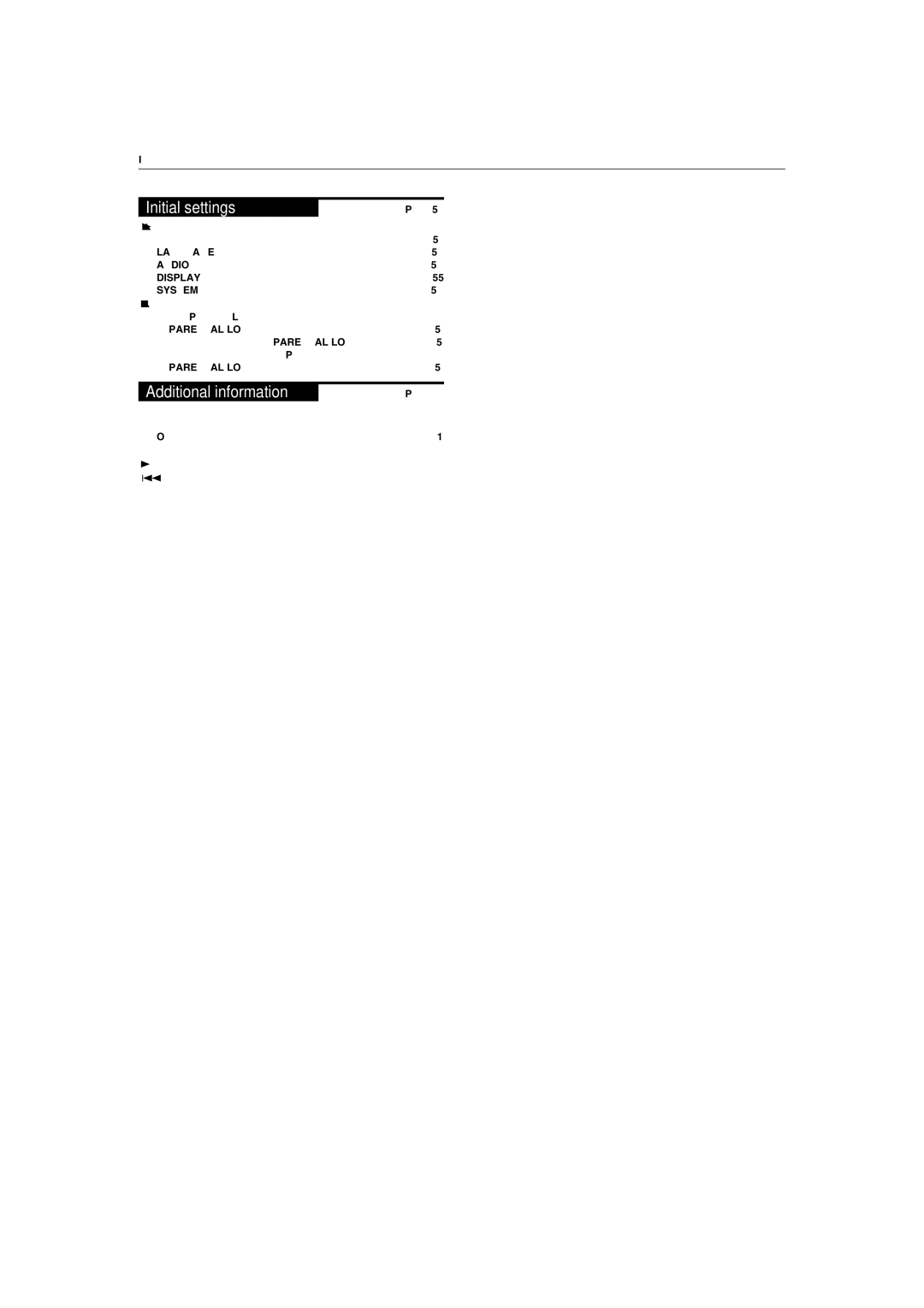 JVC XV-M512SL manual Selecting preferences, Limiting playback by children 