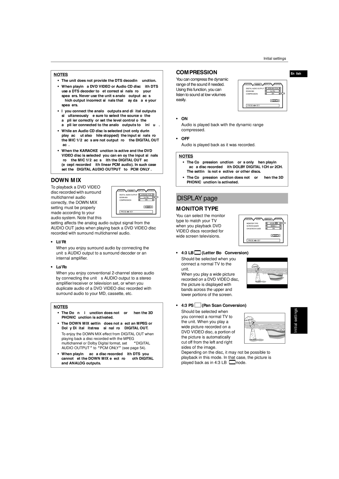 JVC XV-M512SL manual Display, Off 