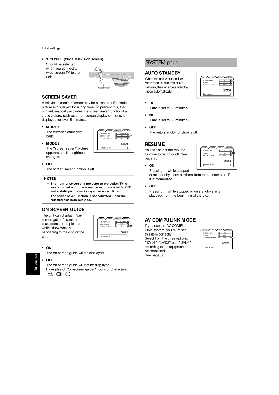 JVC XV-M512SL manual System 